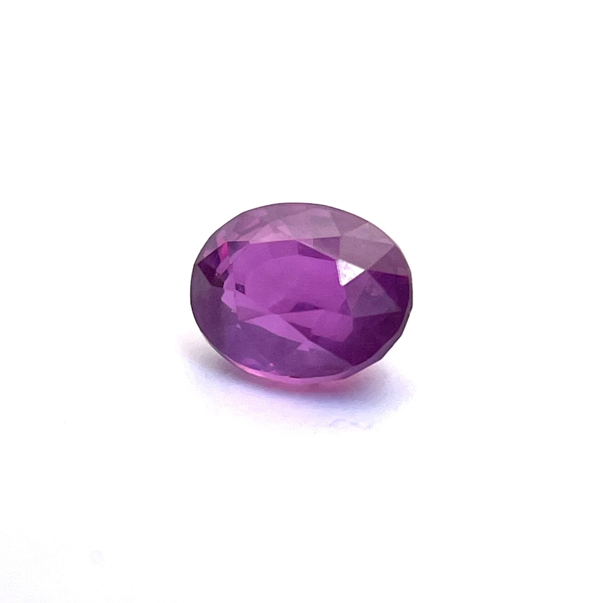 opalescent pink Sapphire gemstone